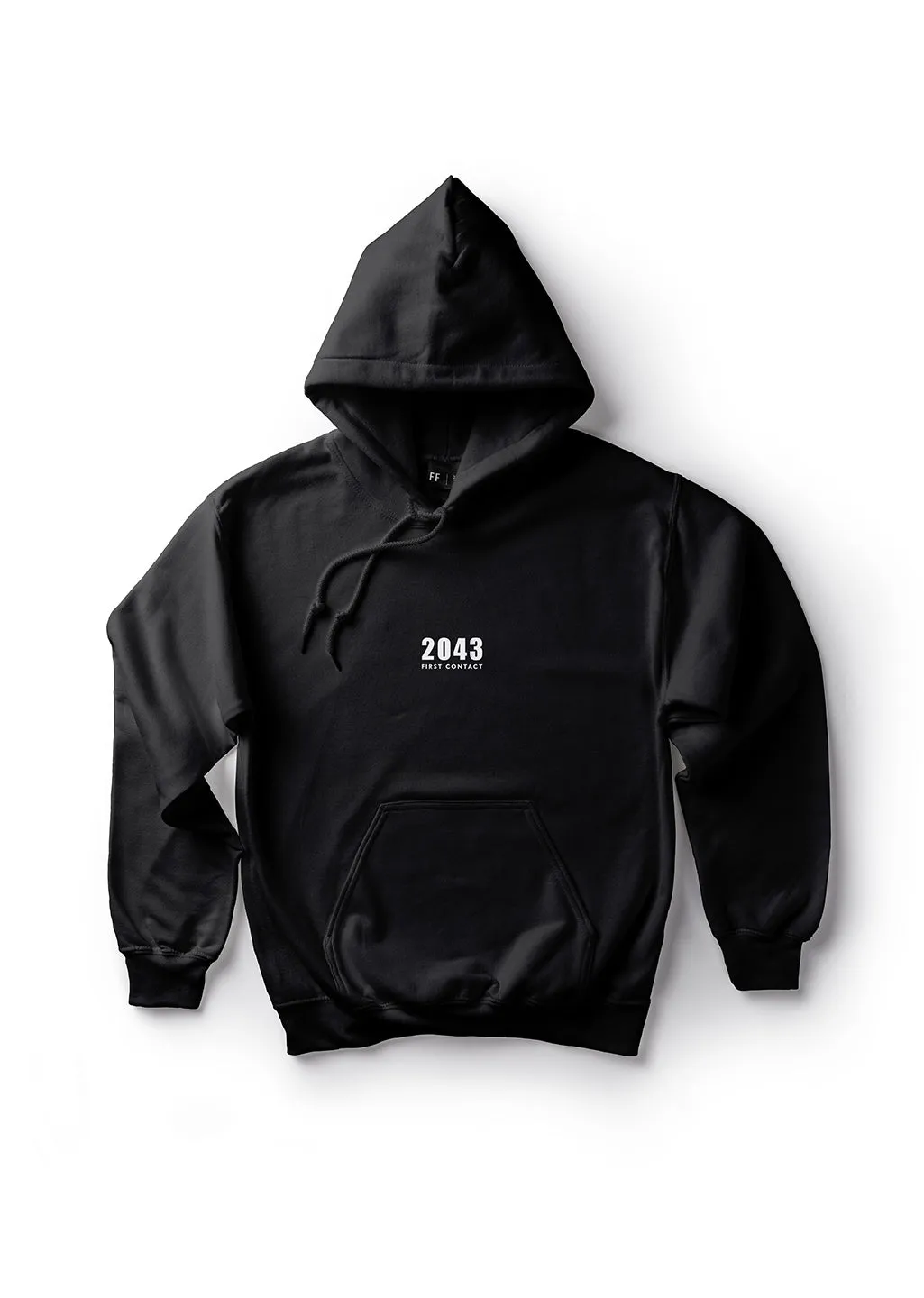 First Contact 2043 / Oversized Pullover Hoodie