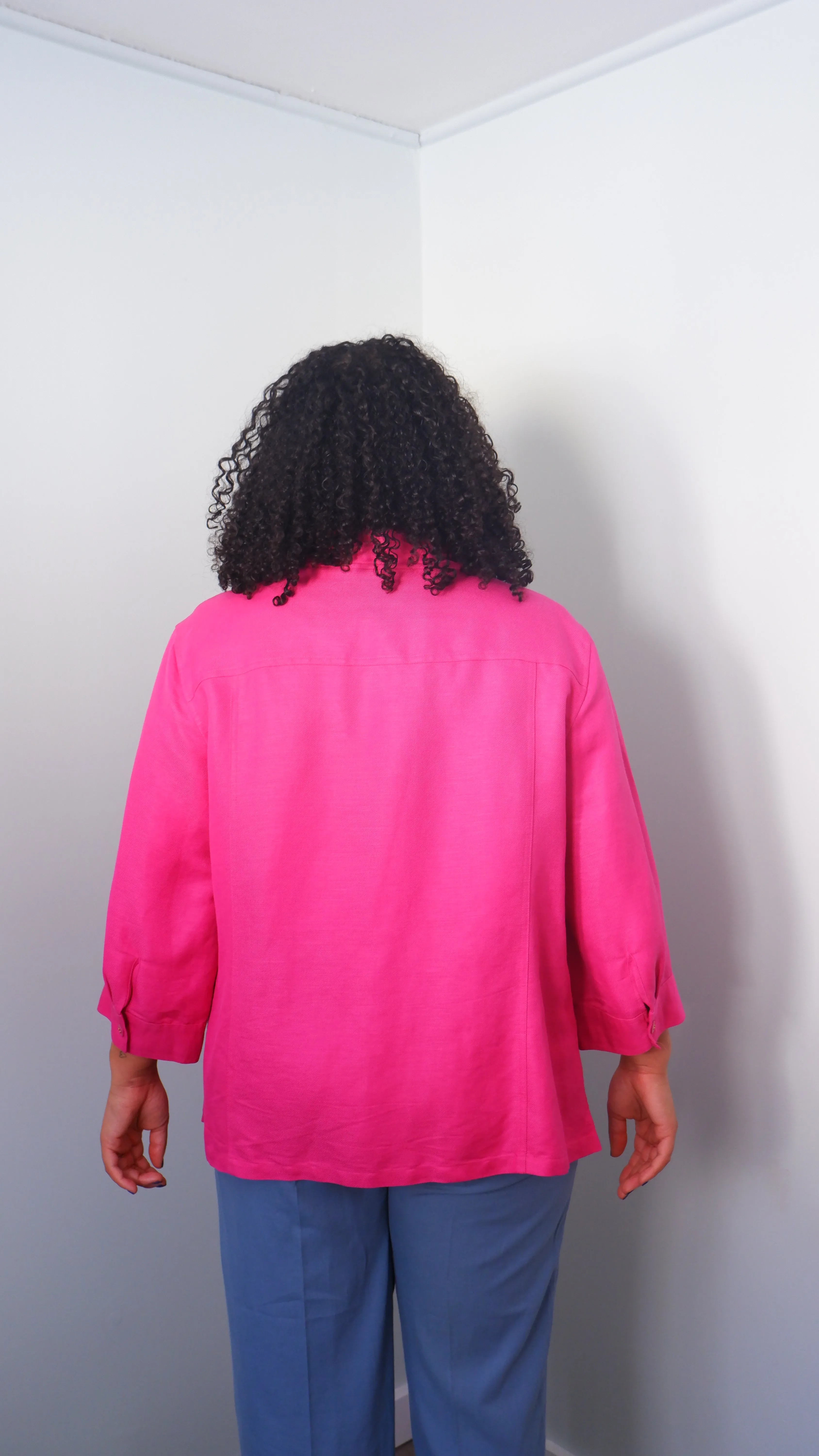 Fuchsia Shacket - XL