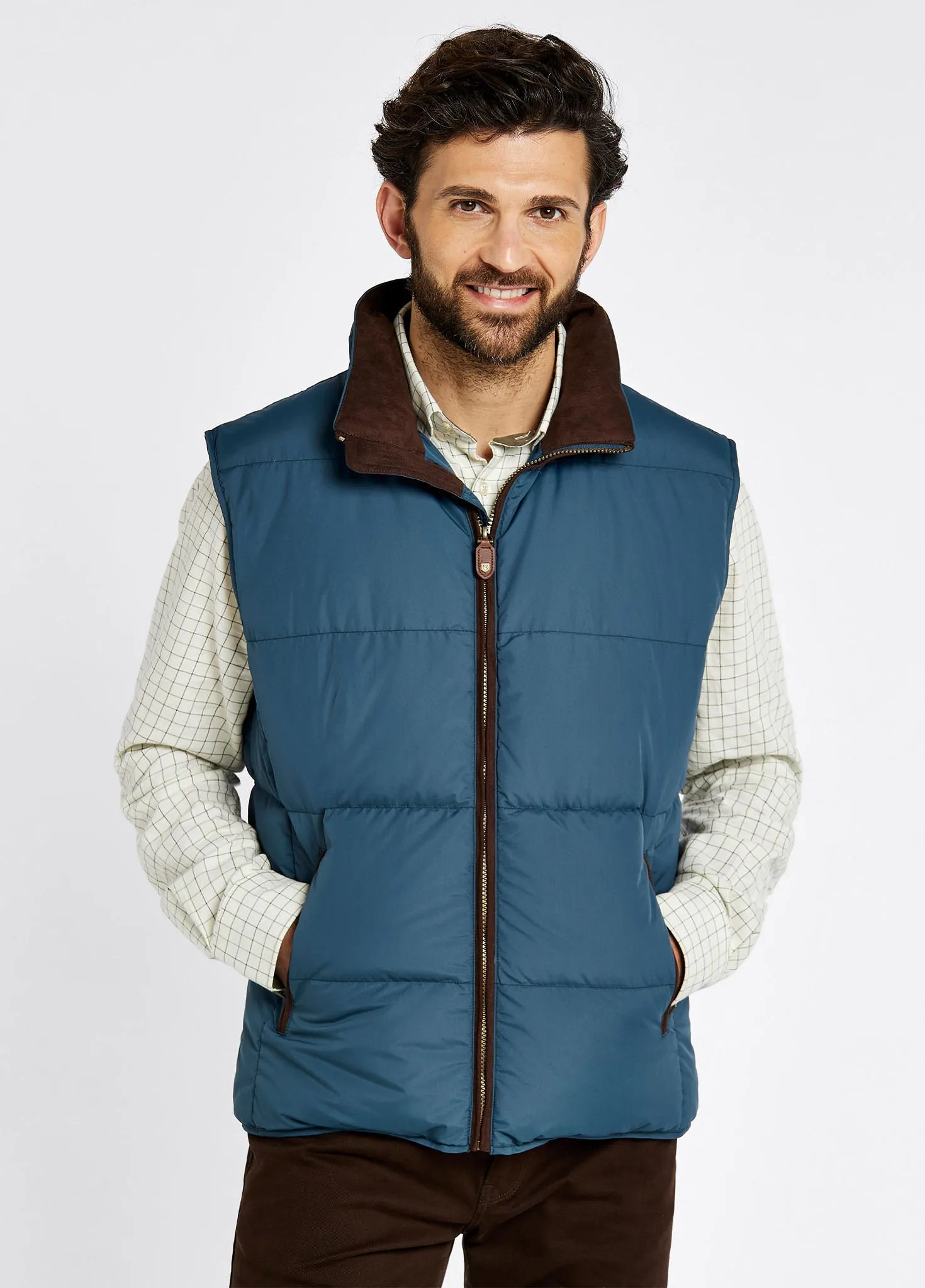 Graystown Men's Down Vest - Steel