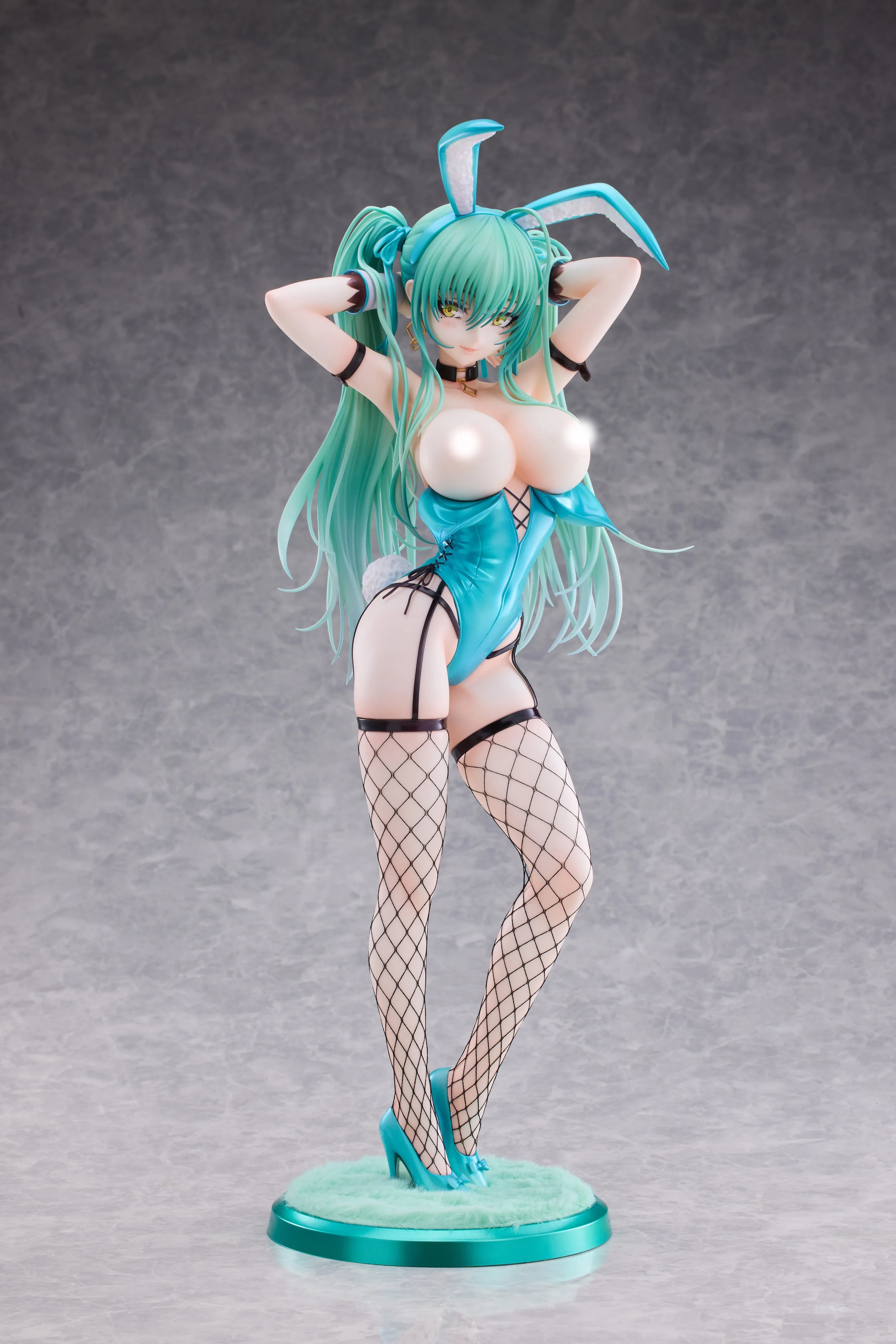 Green Twin Tail Bunny-chan Fishnet Tights Ver. 1/4 Scale Figure