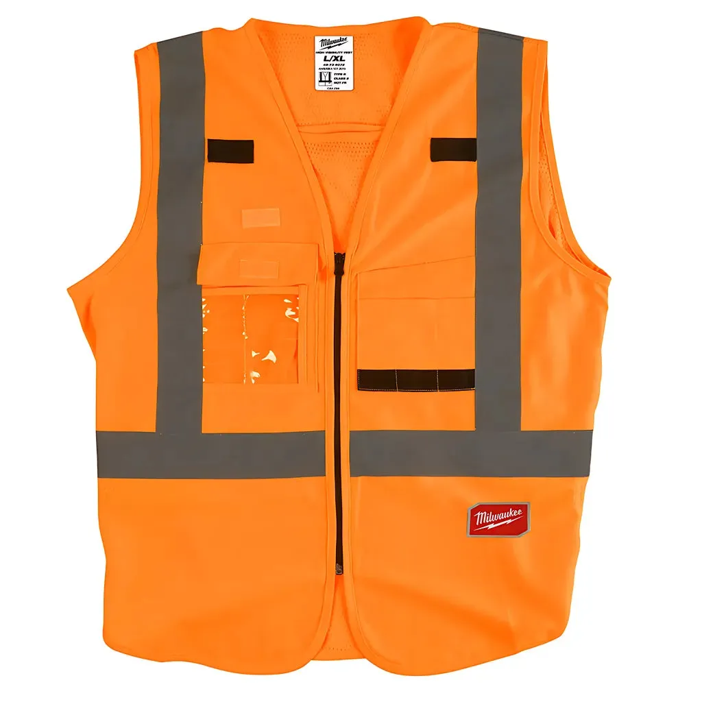 High Visibility Orange Safety Vest - S/M (CSA)