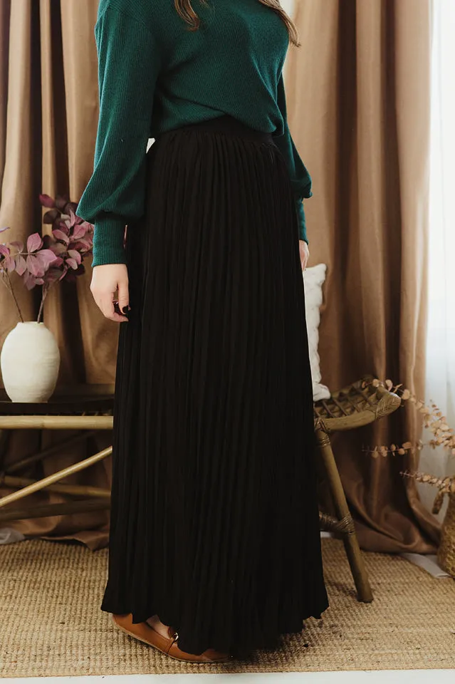 High Waisted Maxi Skirt