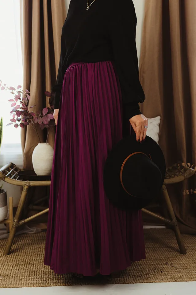 High Waisted Maxi Skirt