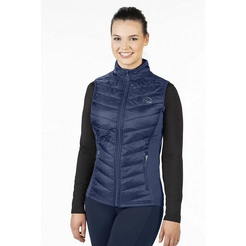 HKM Ladies Gilet Basel Deep Blue