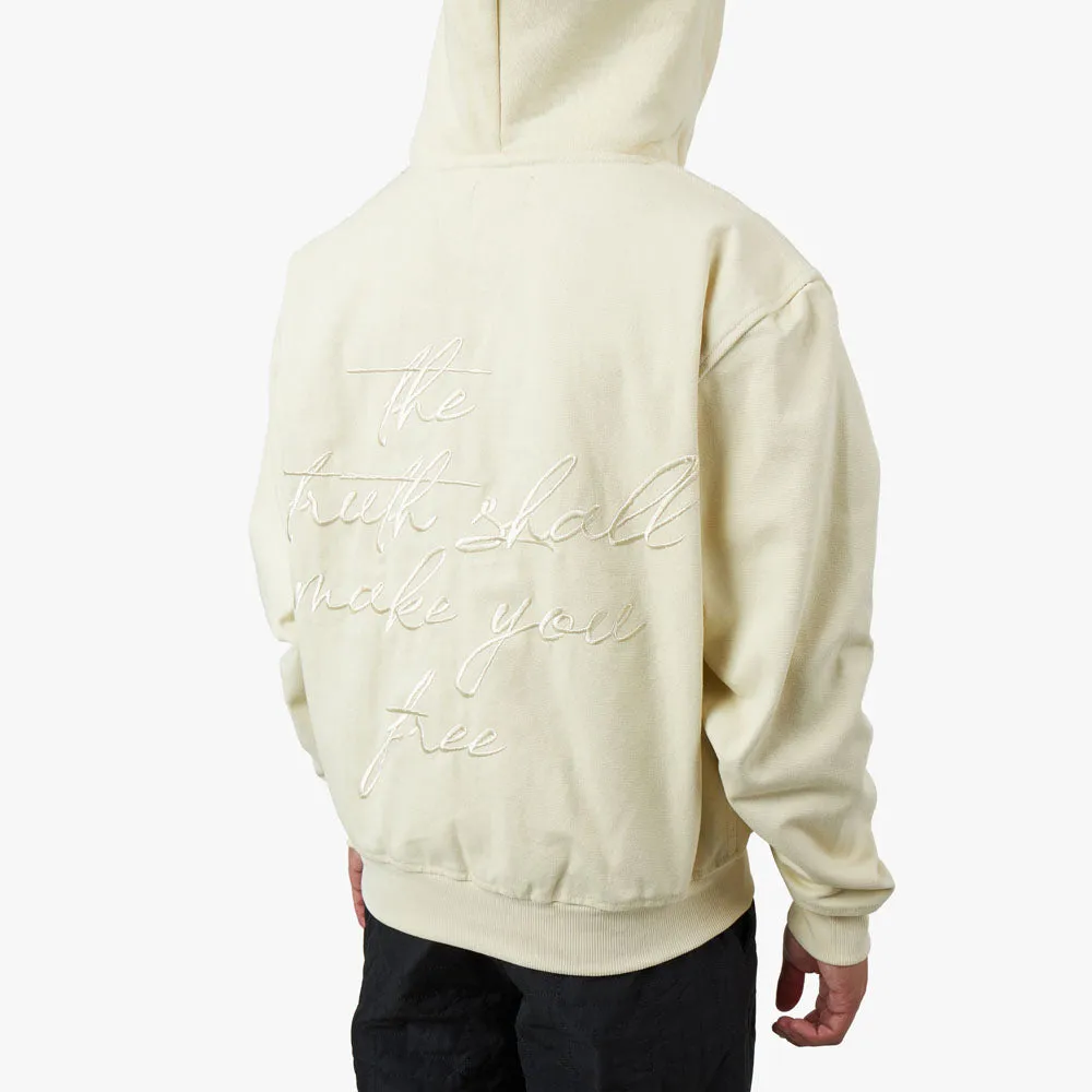 Honor The Gift Full Zip Truth Hoodie / Bone