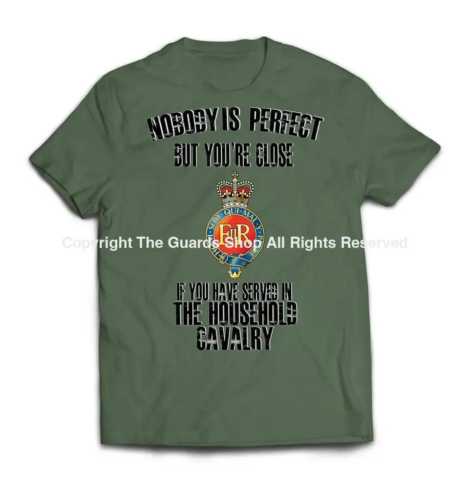 Household Cavalry 'Nobody is Perfect' Printed T-Shirt