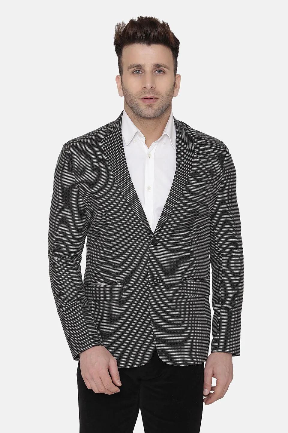 Imported Rayon Black Blazer