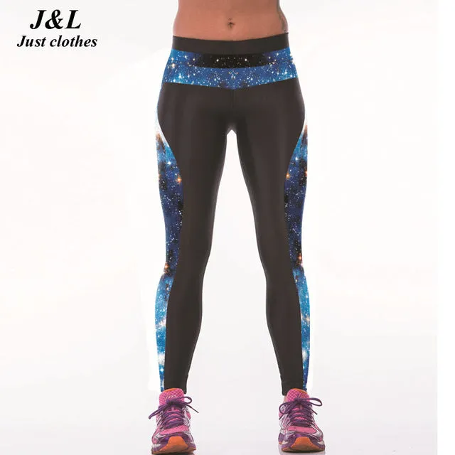 J&L Hot Sales! 3D Print Sporting Leggings Women Skull Girl Birds Printed Fitness Leggings 22 Styles Workout Clothes For Women