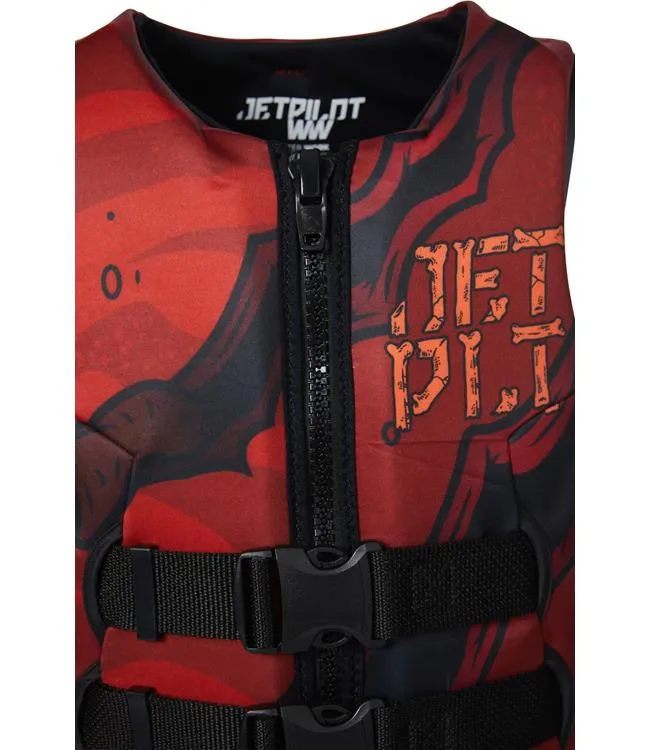 Jetpilot Rex Cause Boys Life Vest (2024) - Red