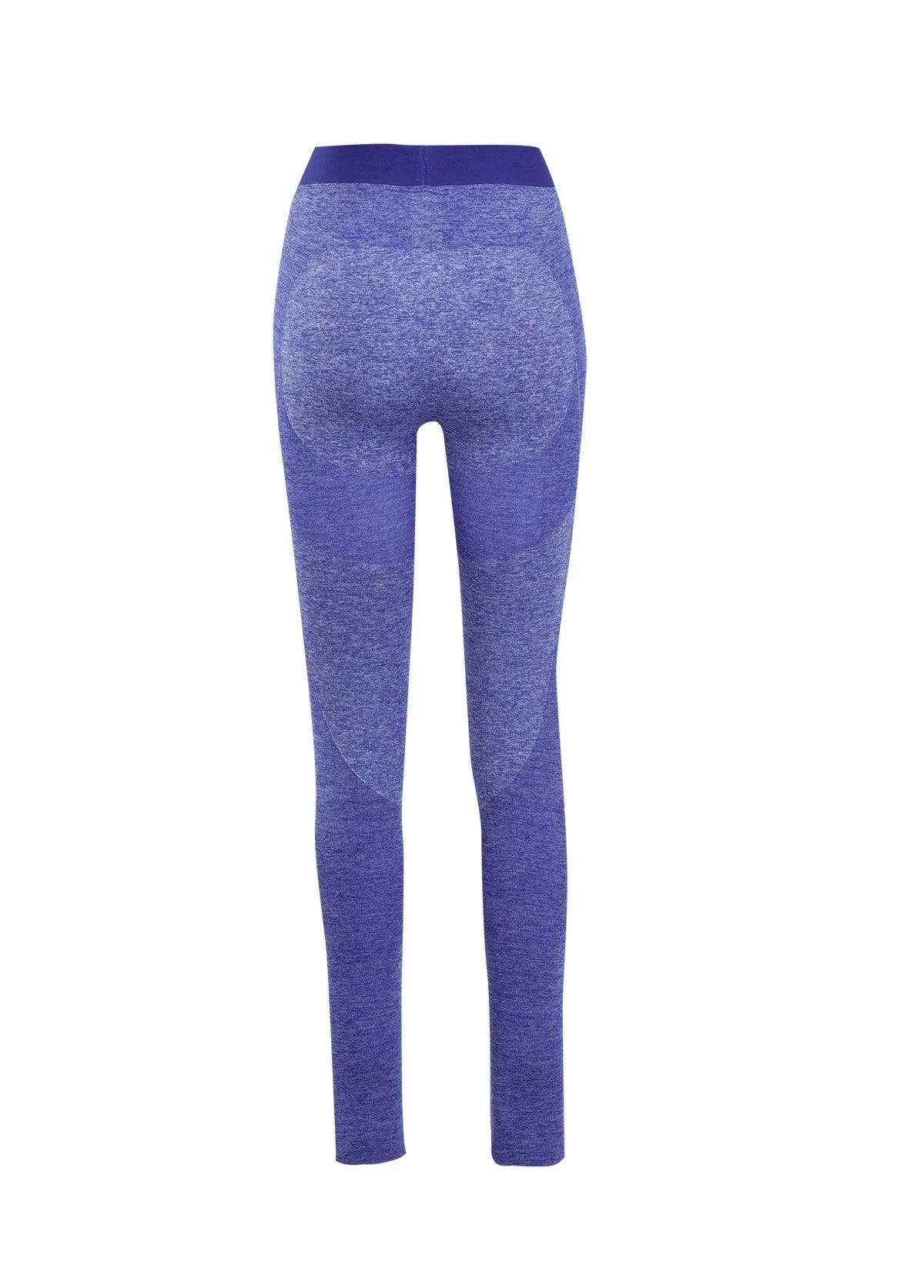 Ladies Seamless Leggings - Blue Marle