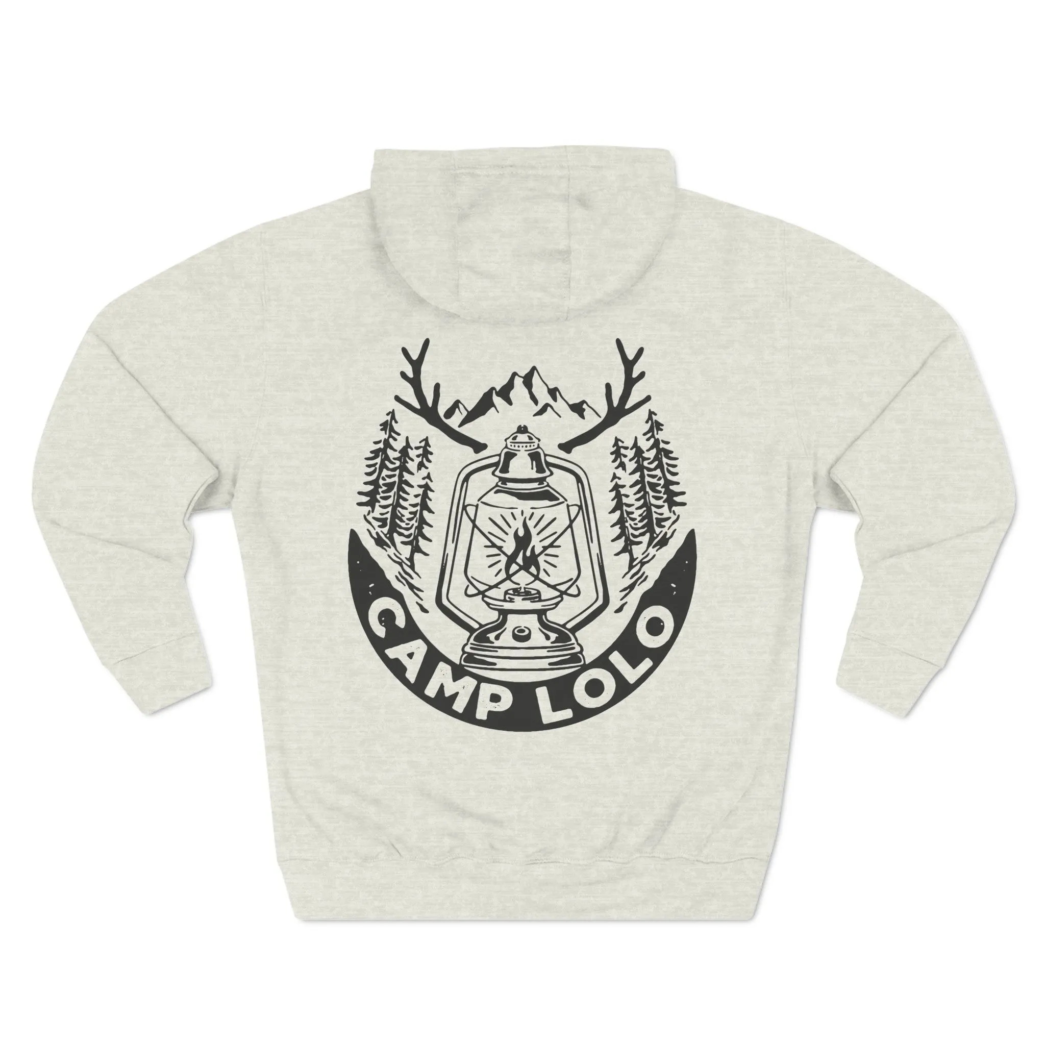 Lolo Camp Lantern Three-Panel Fleece Hoodie