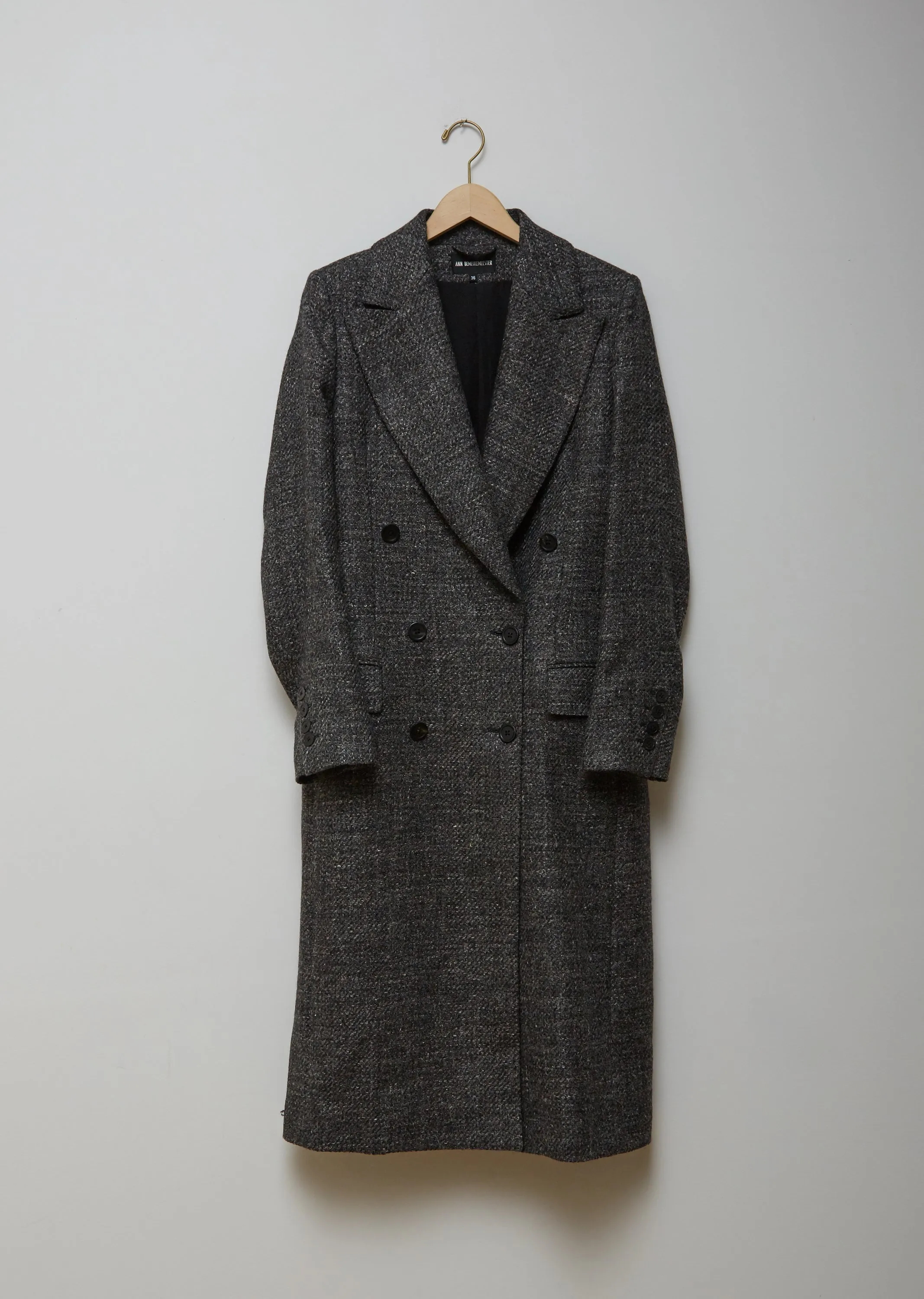 Long Tailored Wool Coat