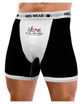 Love Is All We Need Mens Boxer Brief Underwear