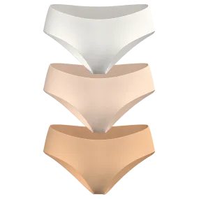 Low Rise Hipster 3 Pack [Light Neutrals]