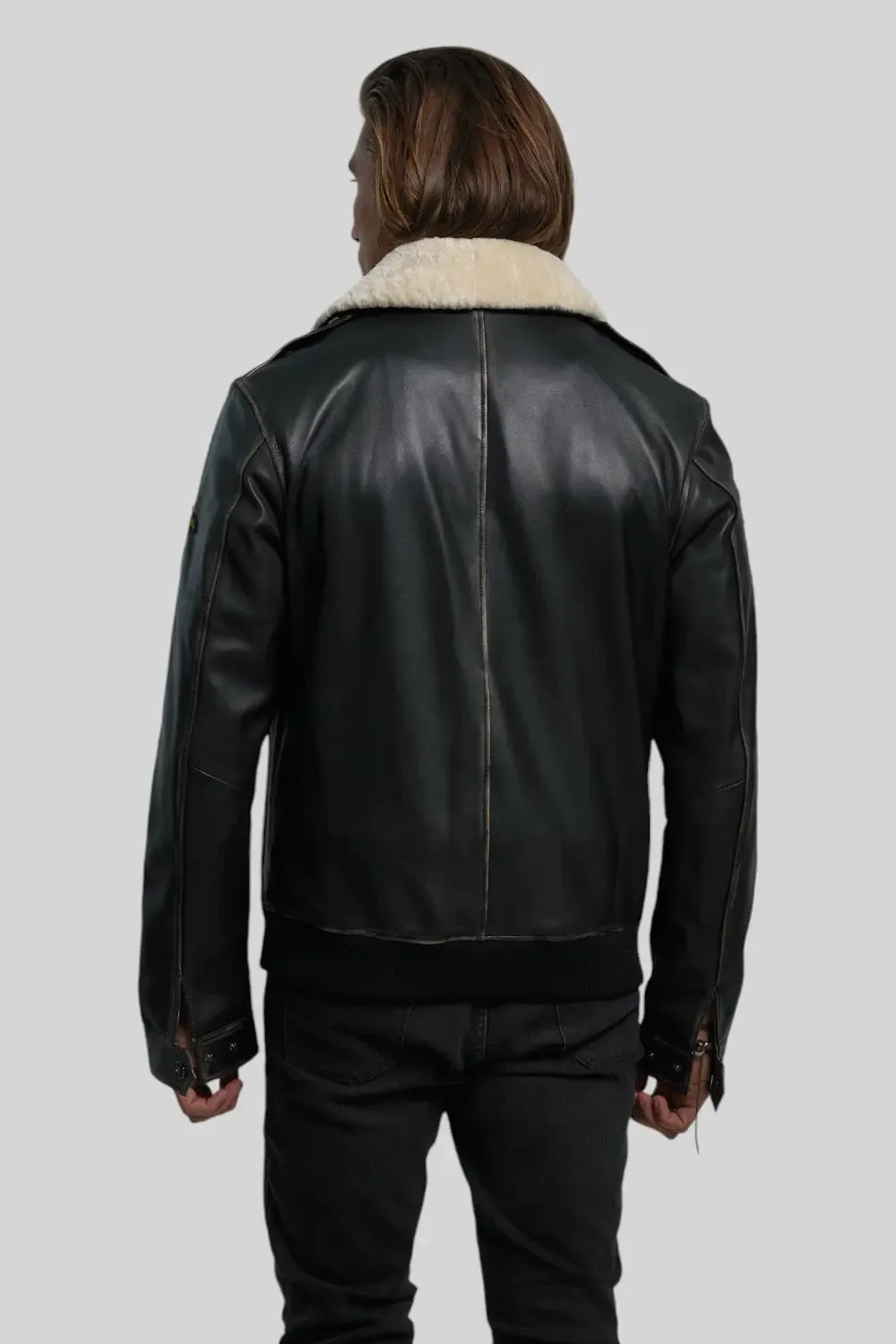 Luigi Shearling Aviator Jacket