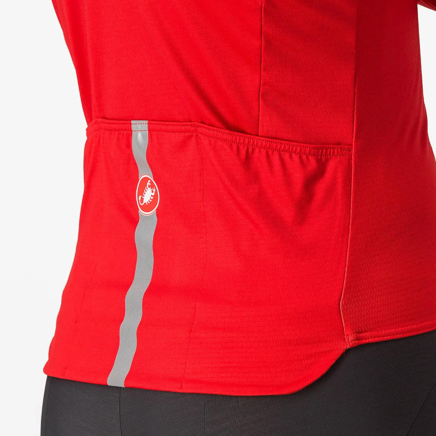 Maglia maniche lunghe Castelli Pro Mid - Rosso chiaro