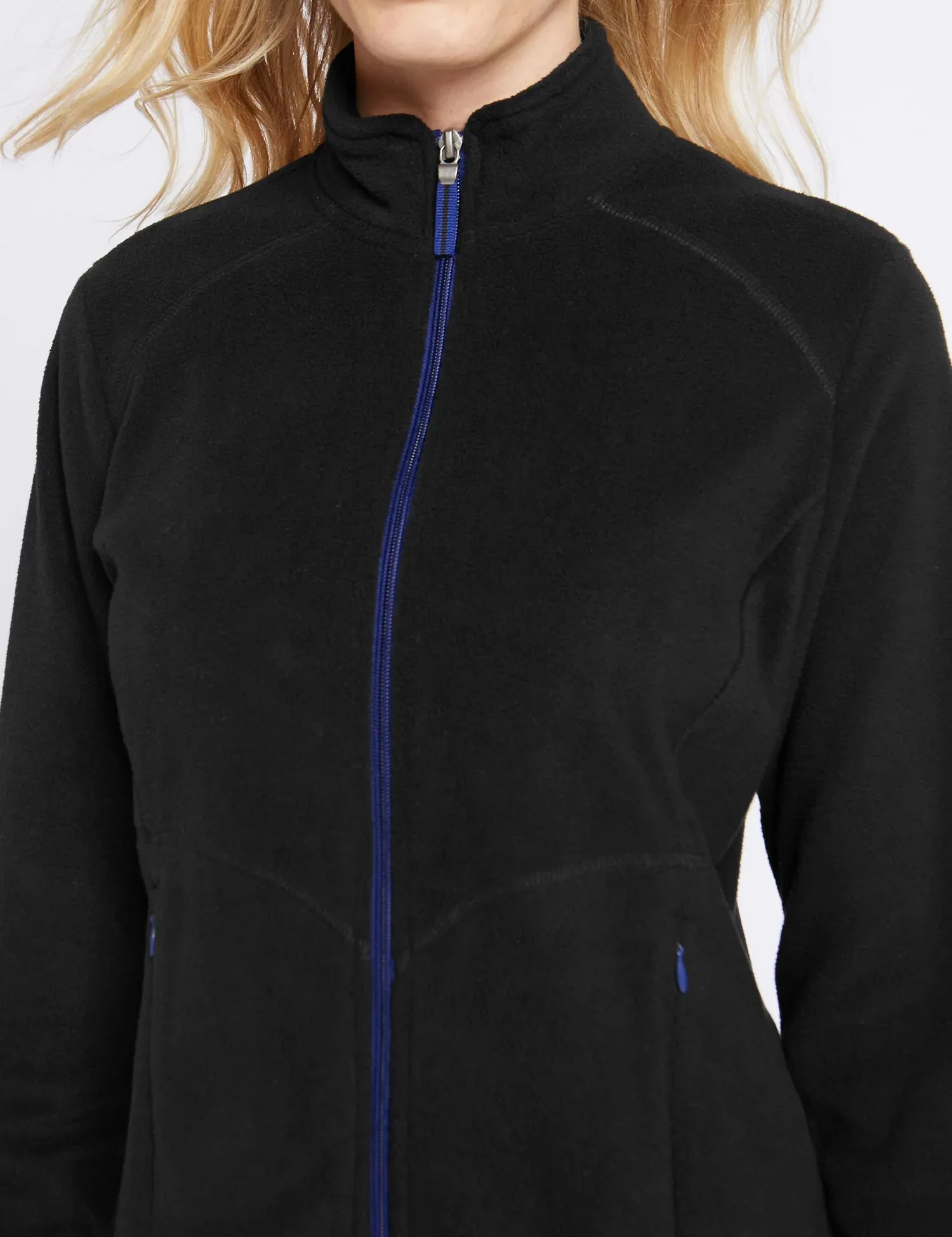 M&S Ladies L/S Flees Zipper T49/8000