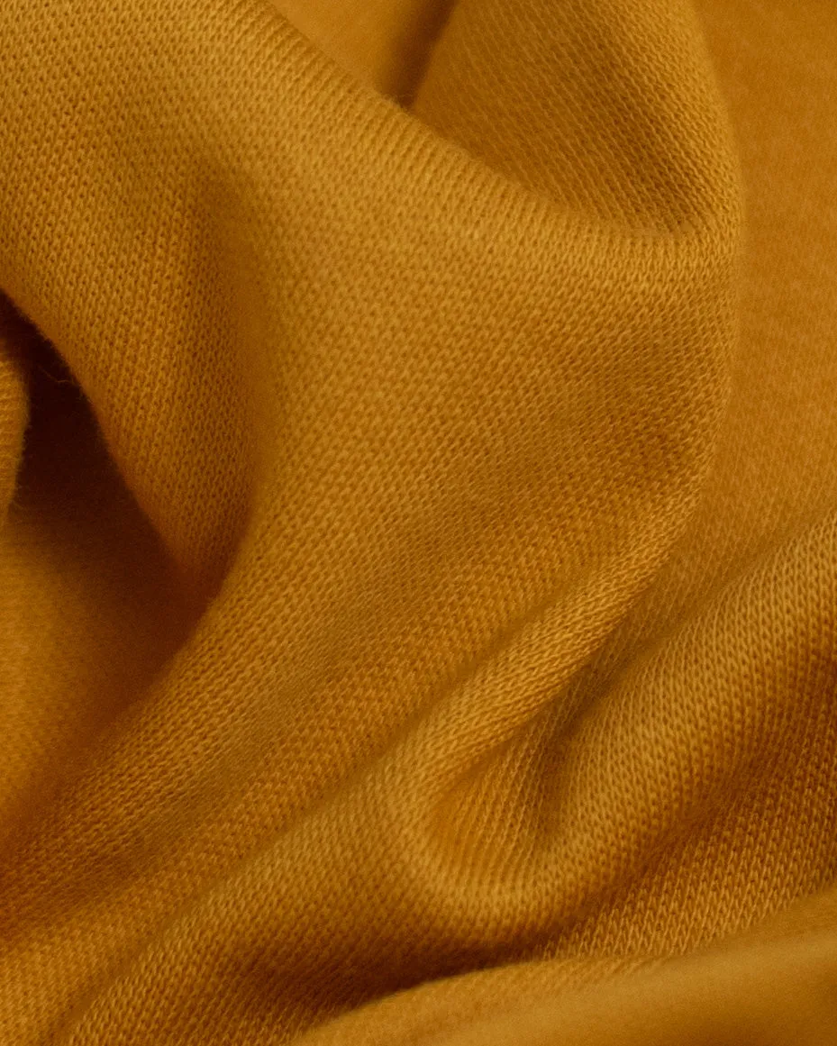 Mango Sorbet Organic Cotton Double Knit Jersey