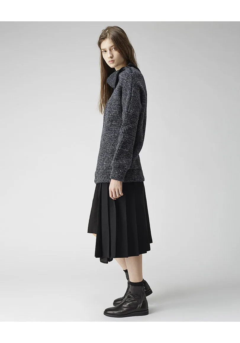 Marled Knit Pullover