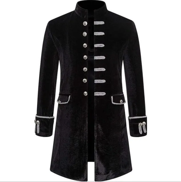 Men Steampunk Jacket Gothic Victorian Coat