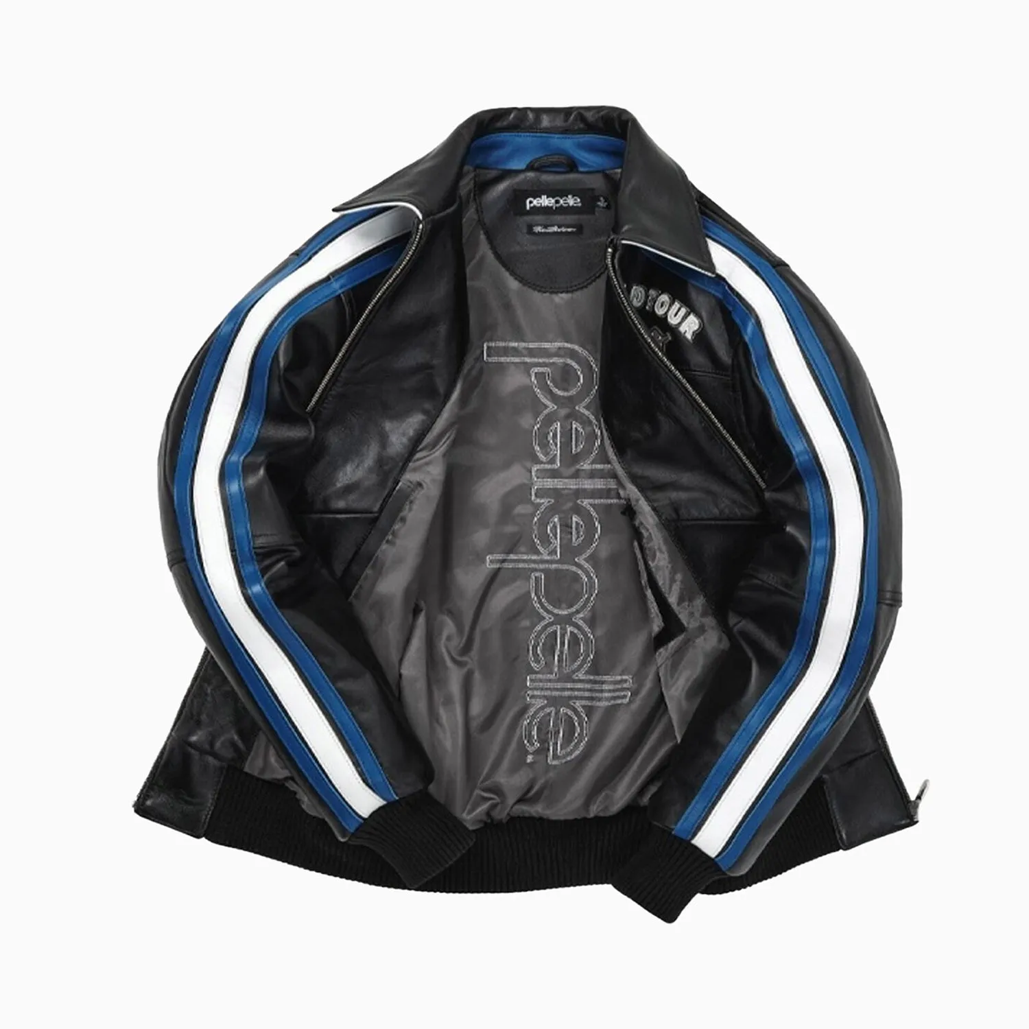 Men's World Tour Plush Leather Jacket