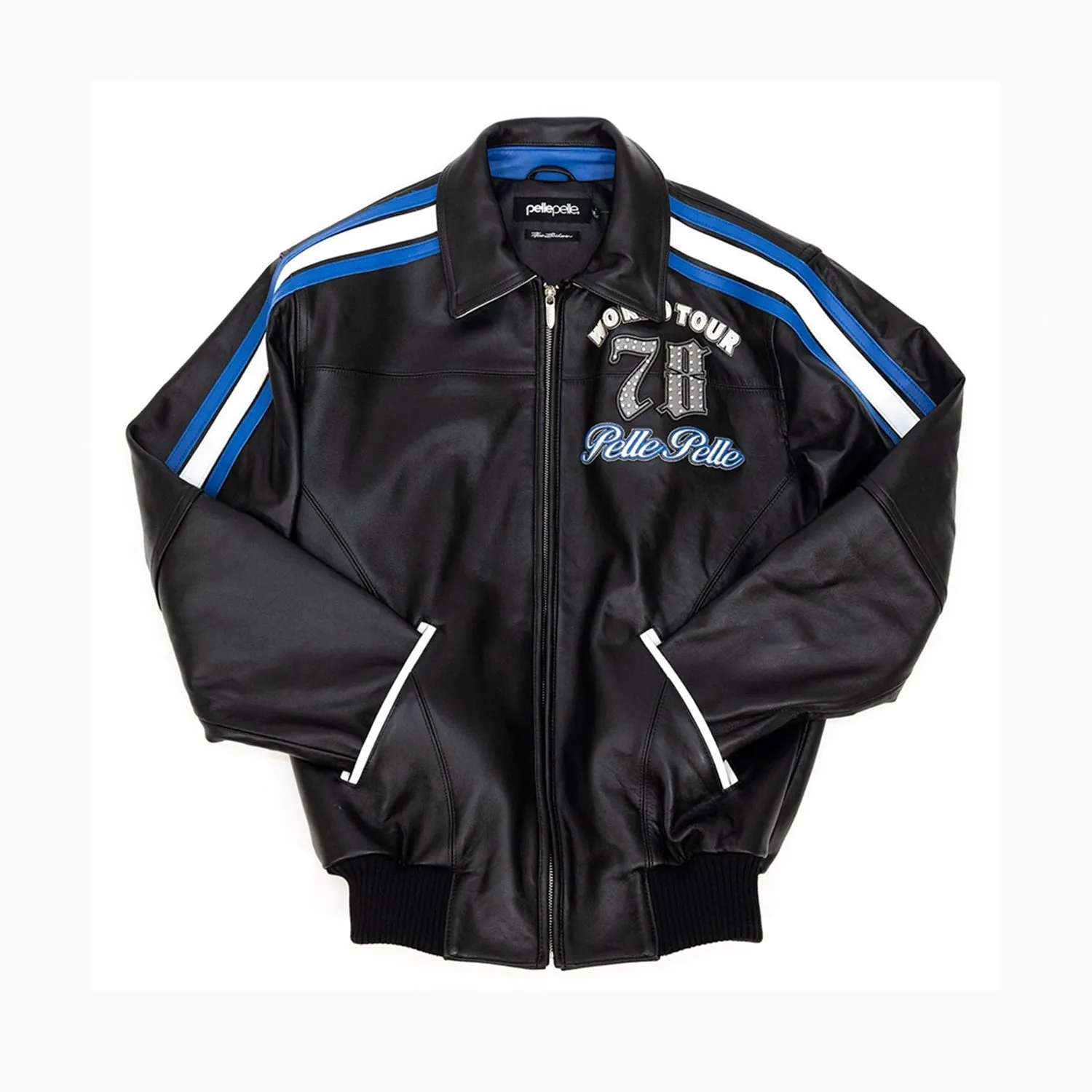 Men's World Tour Plush Leather Jacket