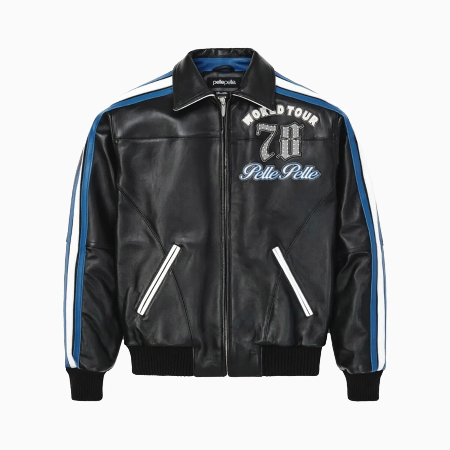 Men's World Tour Plush Leather Jacket