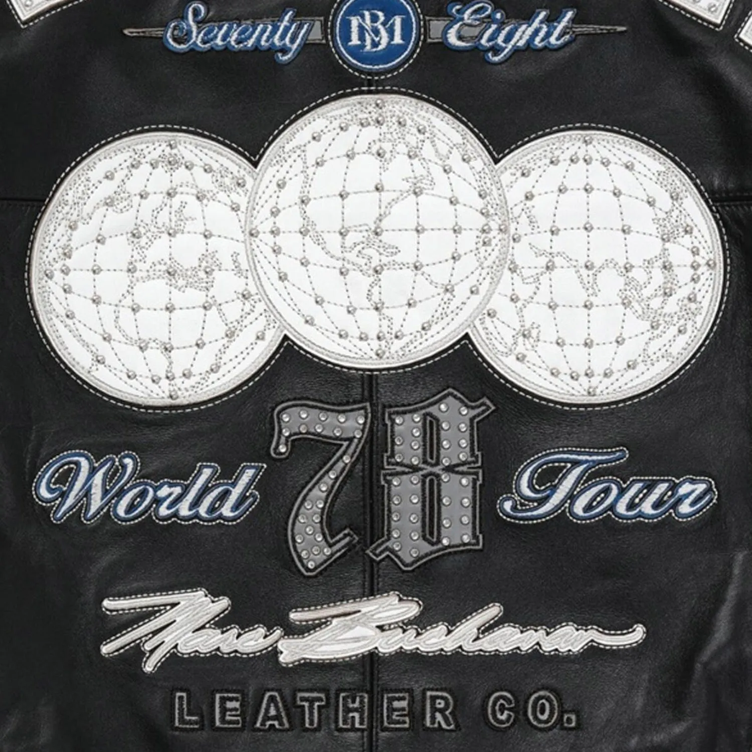 Men's World Tour Plush Leather Jacket