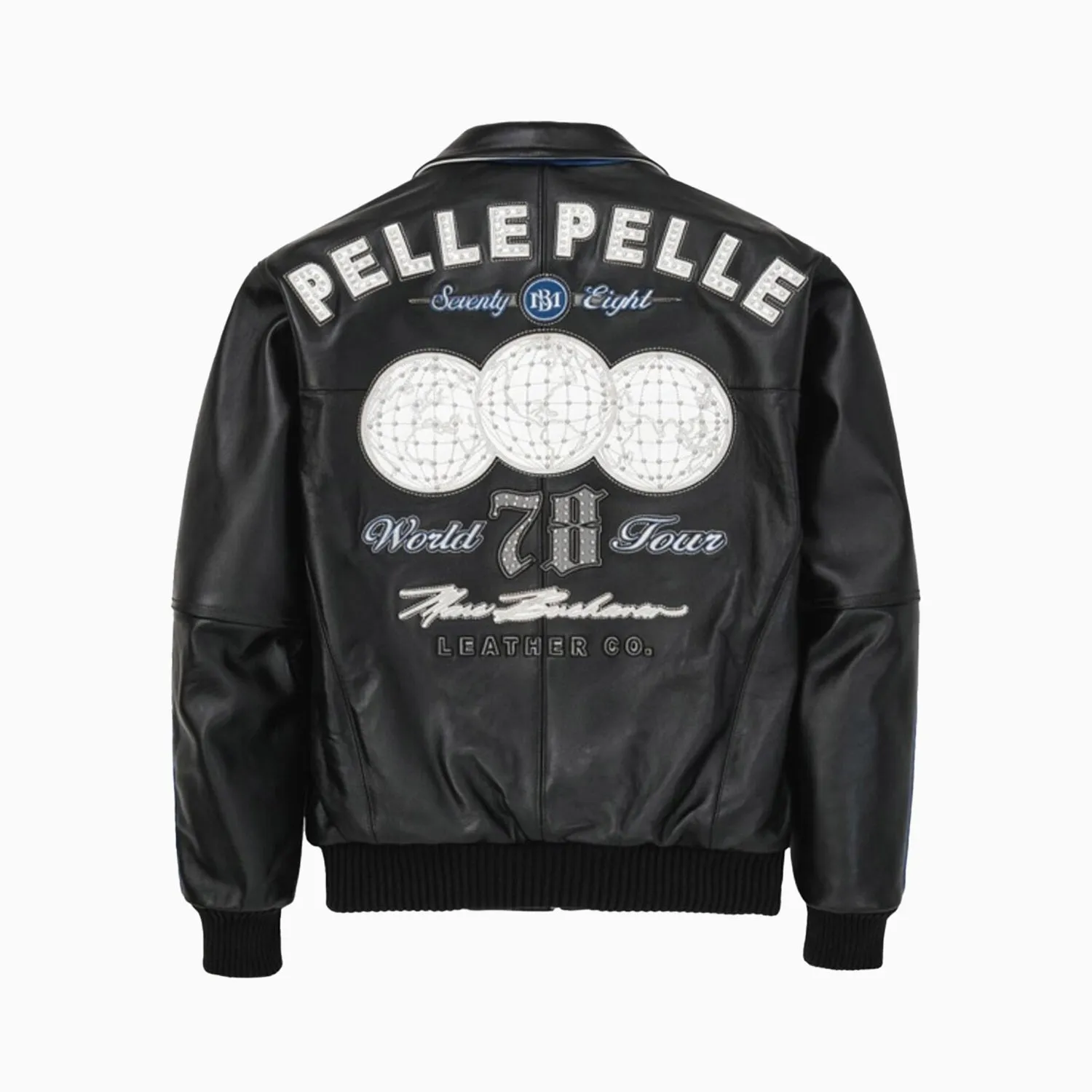 Men's World Tour Plush Leather Jacket