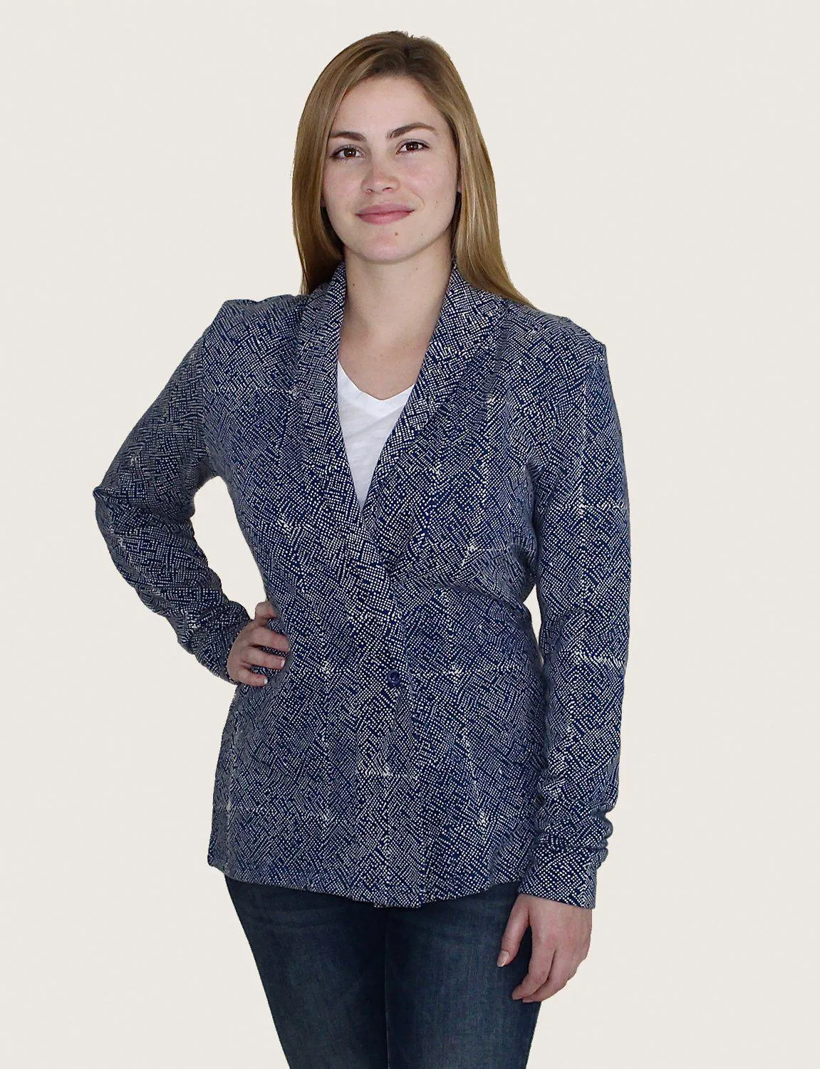 Mila Short Organic Fleece Blazer