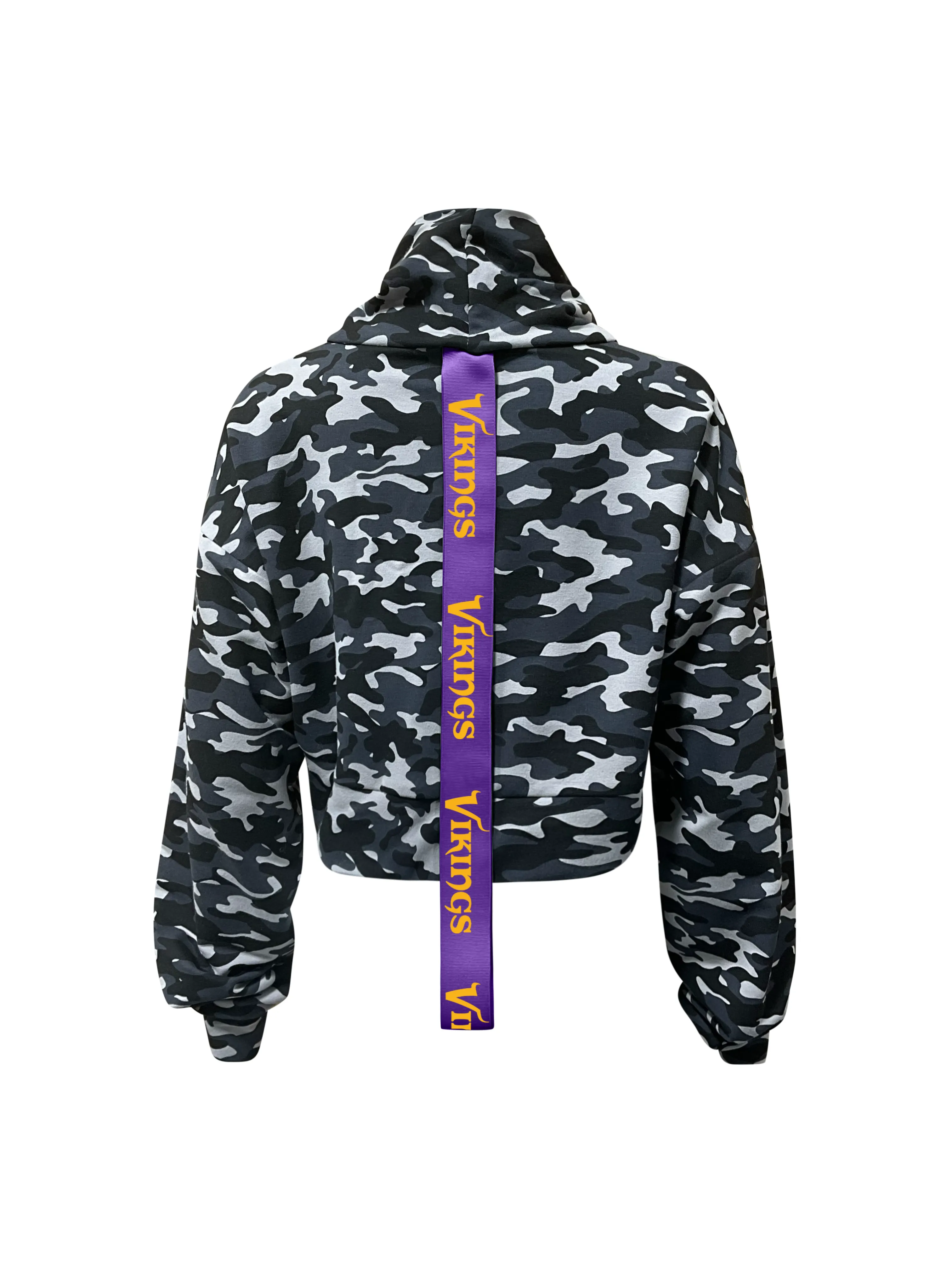 Minnesota Vikings Crop Camo Sweatshirt