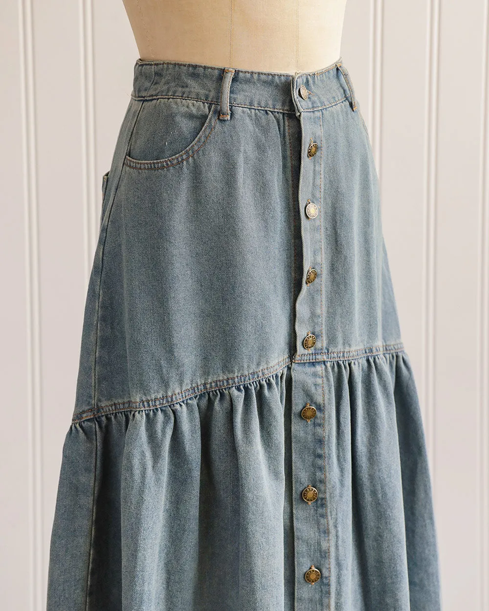 Modern Frontier Denim Skirt