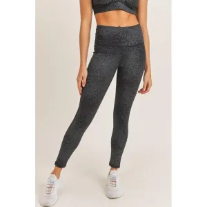 Mono B Flake Foil High Waist Leggings