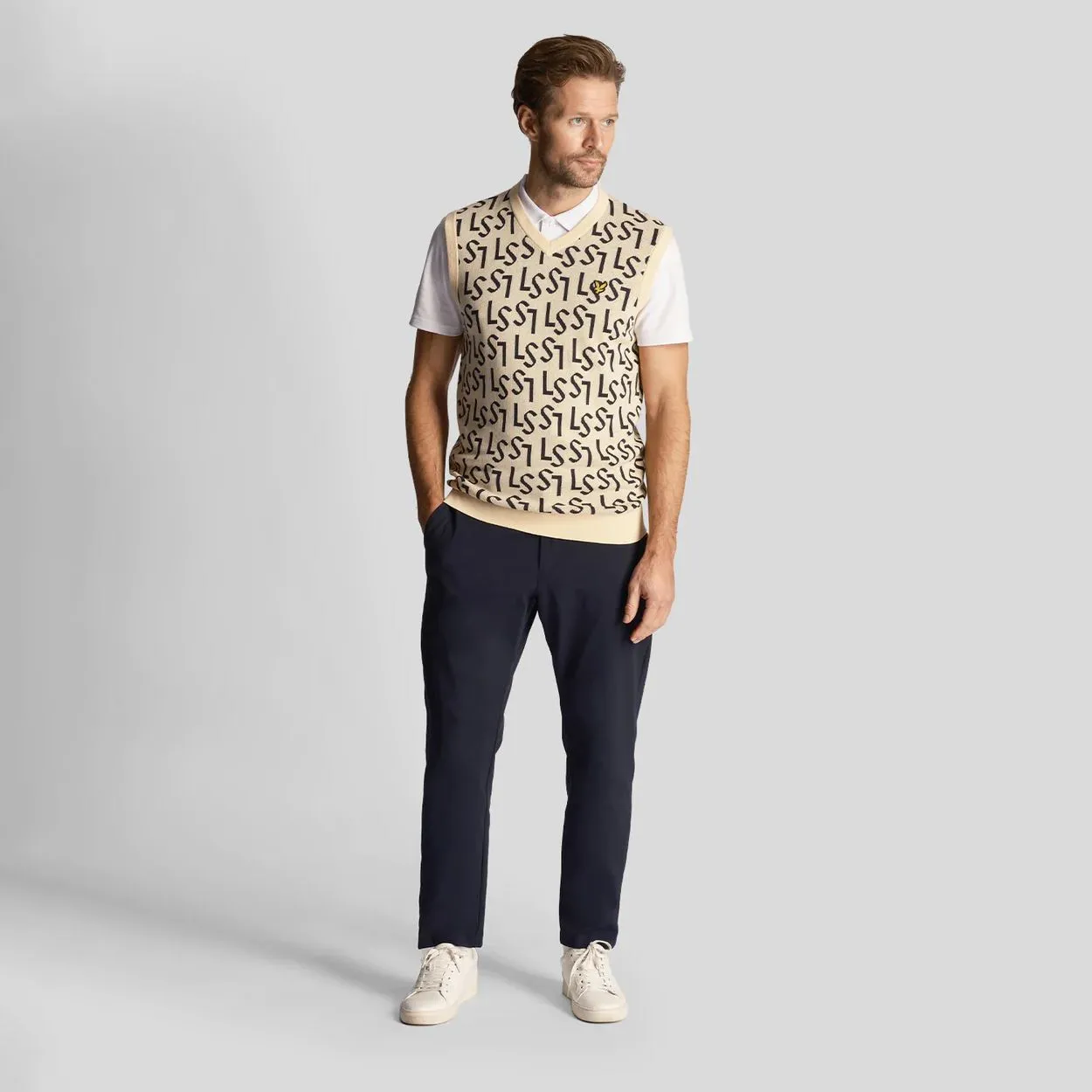 Monogram Knitted Vest Sand Dune - SS24