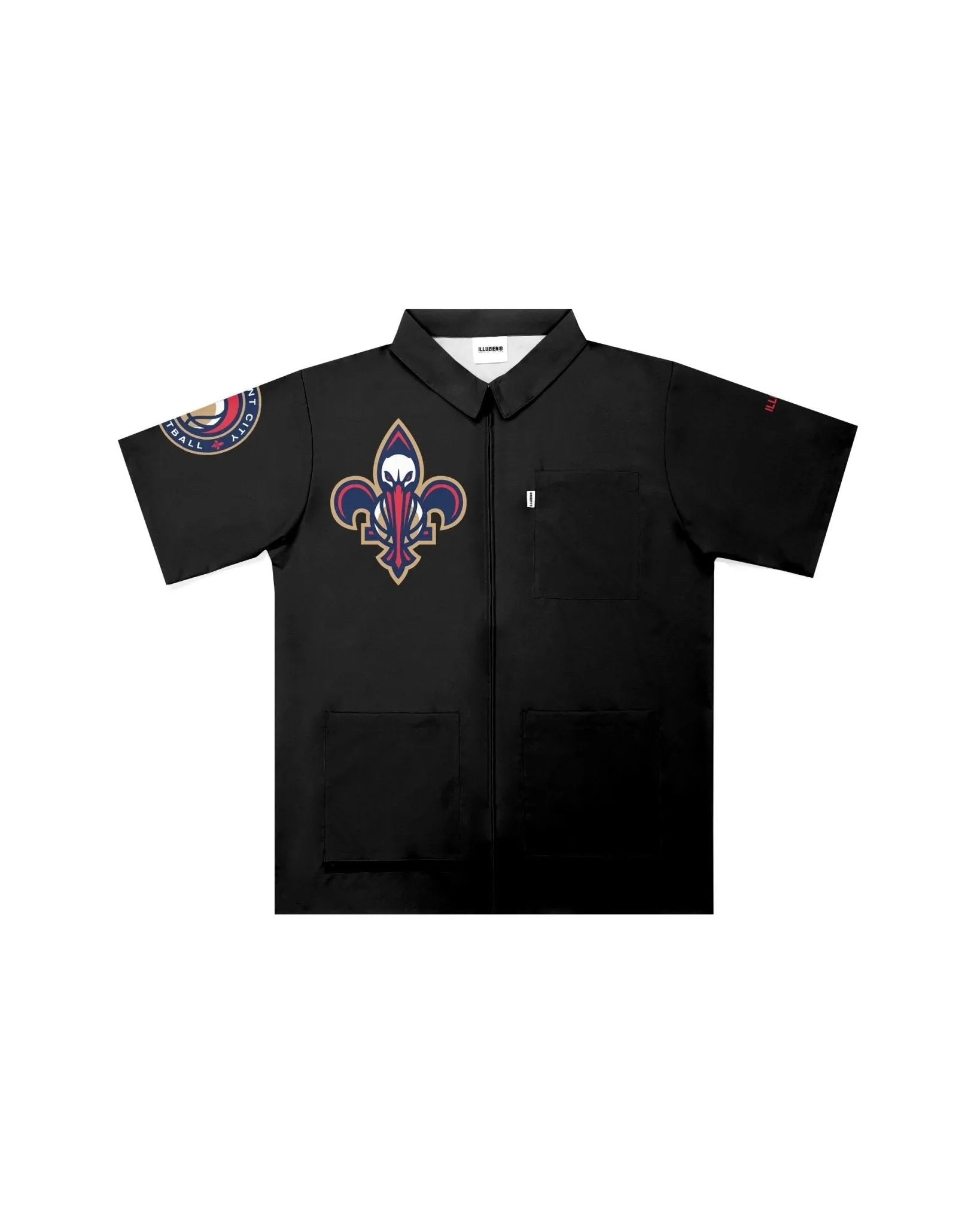 New Orleans Pelicans "Big Logo" Traditional Barber Jacket