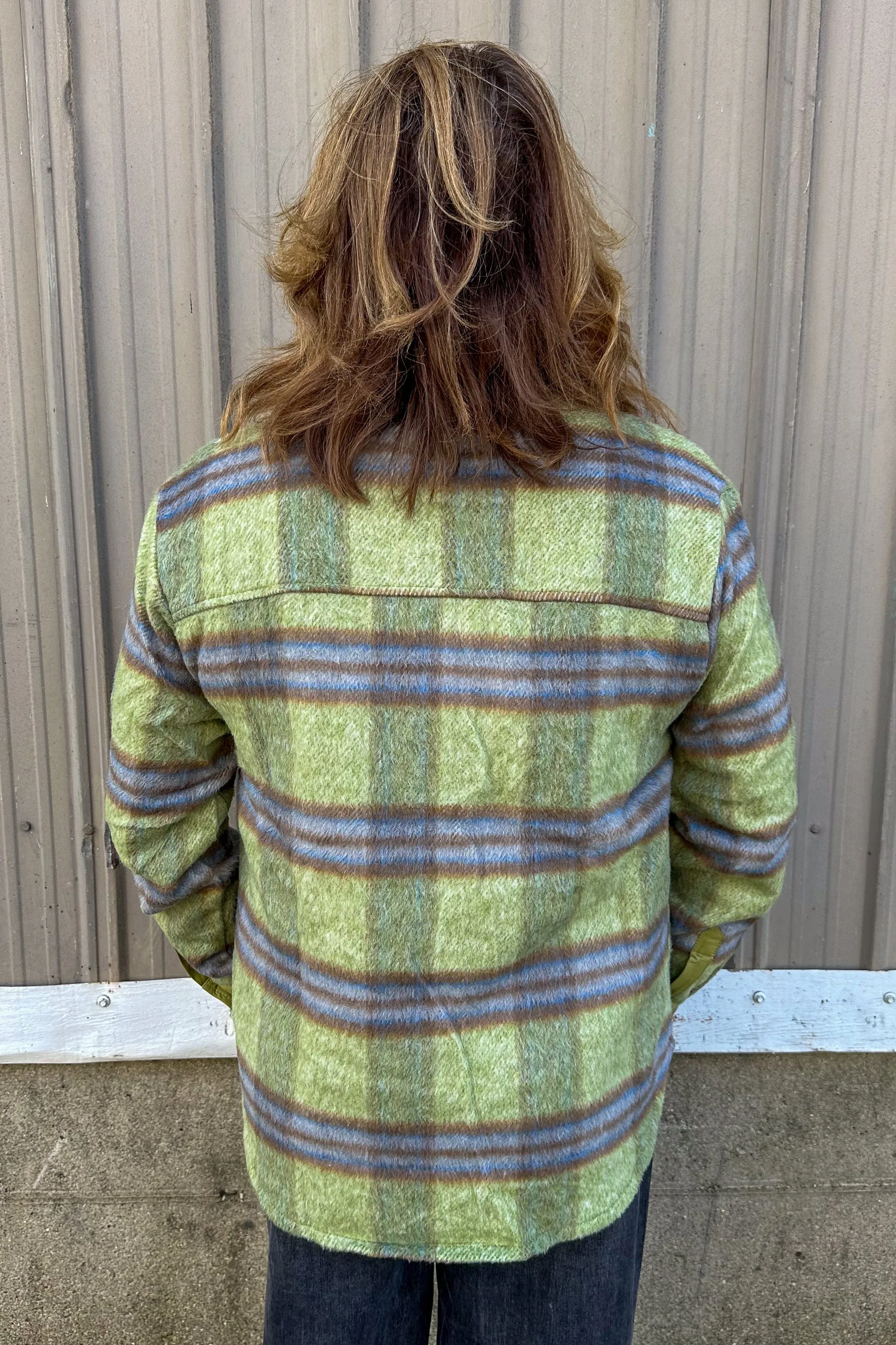 Olive Checkered Jacket