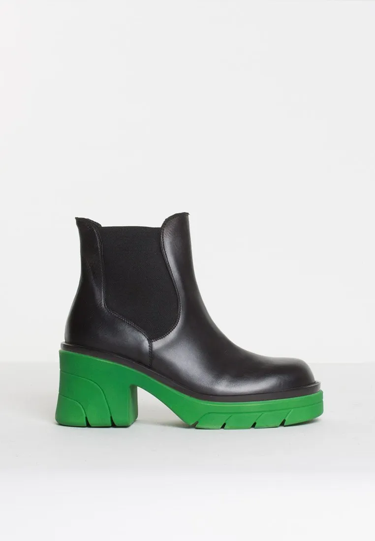 Oliver Black Grass Chelsea Boots