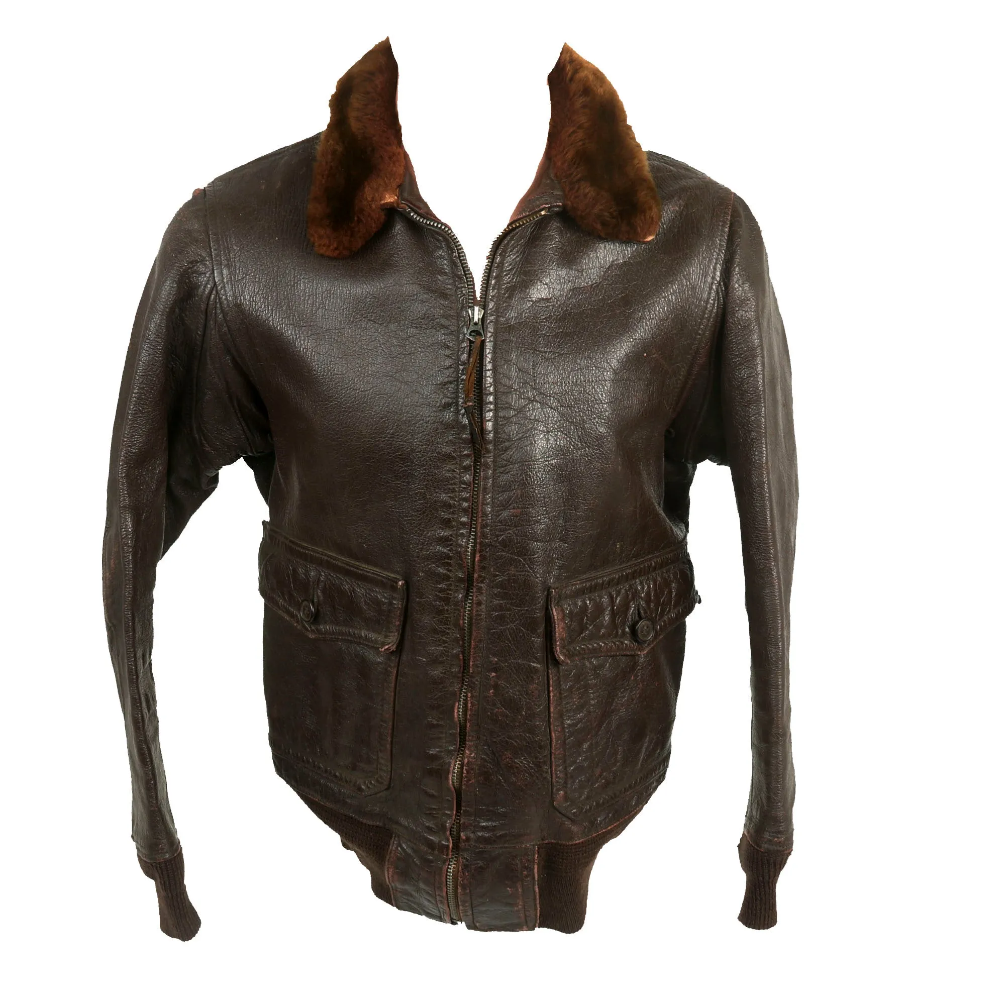 Original U.S. WWII Pilot G-1 Leather Flying Jacket