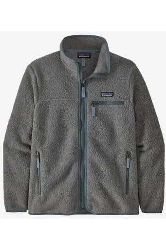 Patagonia Womens's Retro Pile Jacket Salt Grey Light Plume Grey