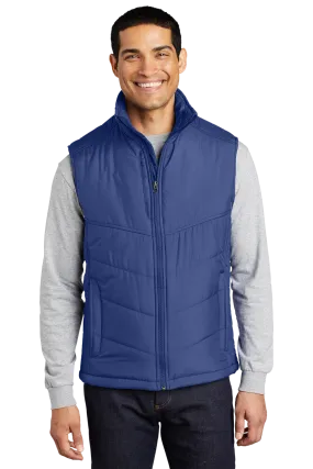 Port Authority® Puffy Vest - Mediterranean Blue/ Black