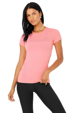 Seamless Essential Short Sleeve - Macaron Pink