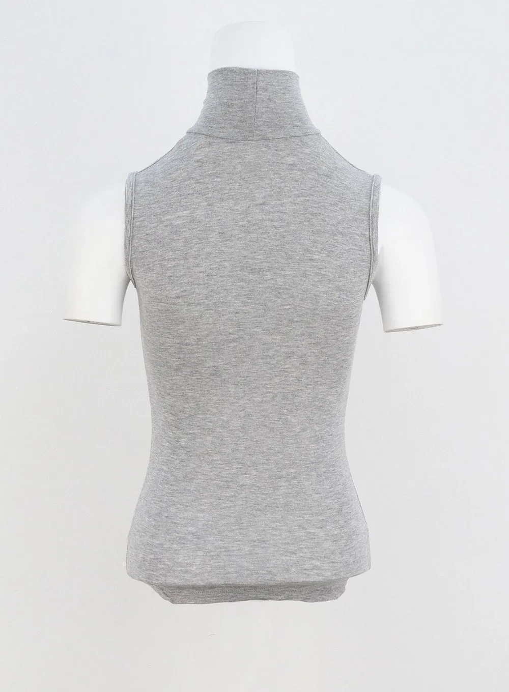 Sleeveless Mesh Turtleneck IY326