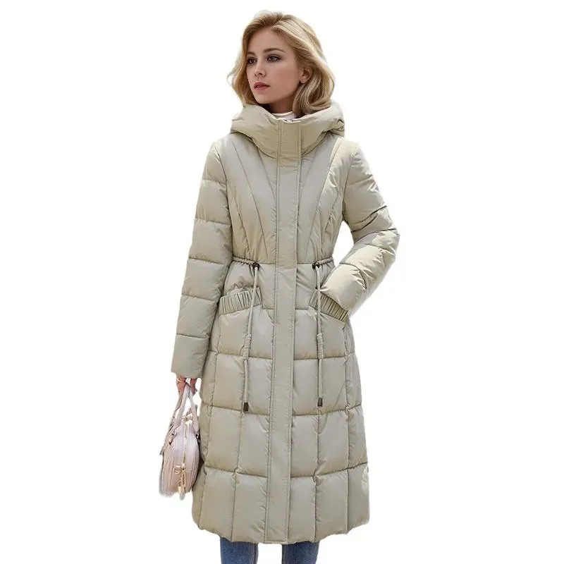 Snow Diva Luxe Long Puffer Coat | Quilted Coat | Puffer Jacket Women | Womens Parka Coat