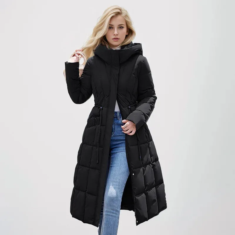 Snow Diva Luxe Long Puffer Coat | Quilted Coat | Puffer Jacket Women | Womens Parka Coat