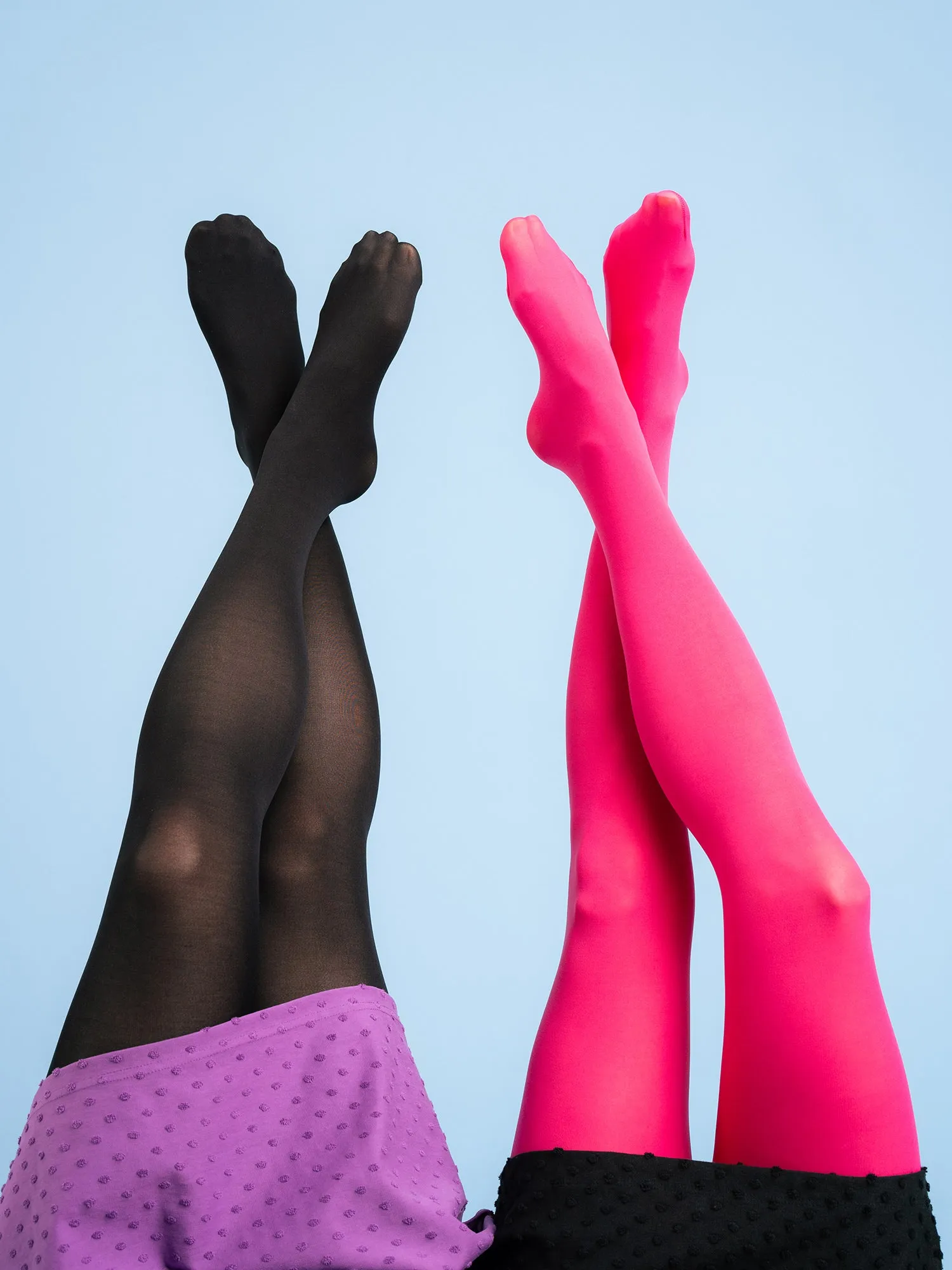 The 3D Pantyhose 2-pack Pink/Black