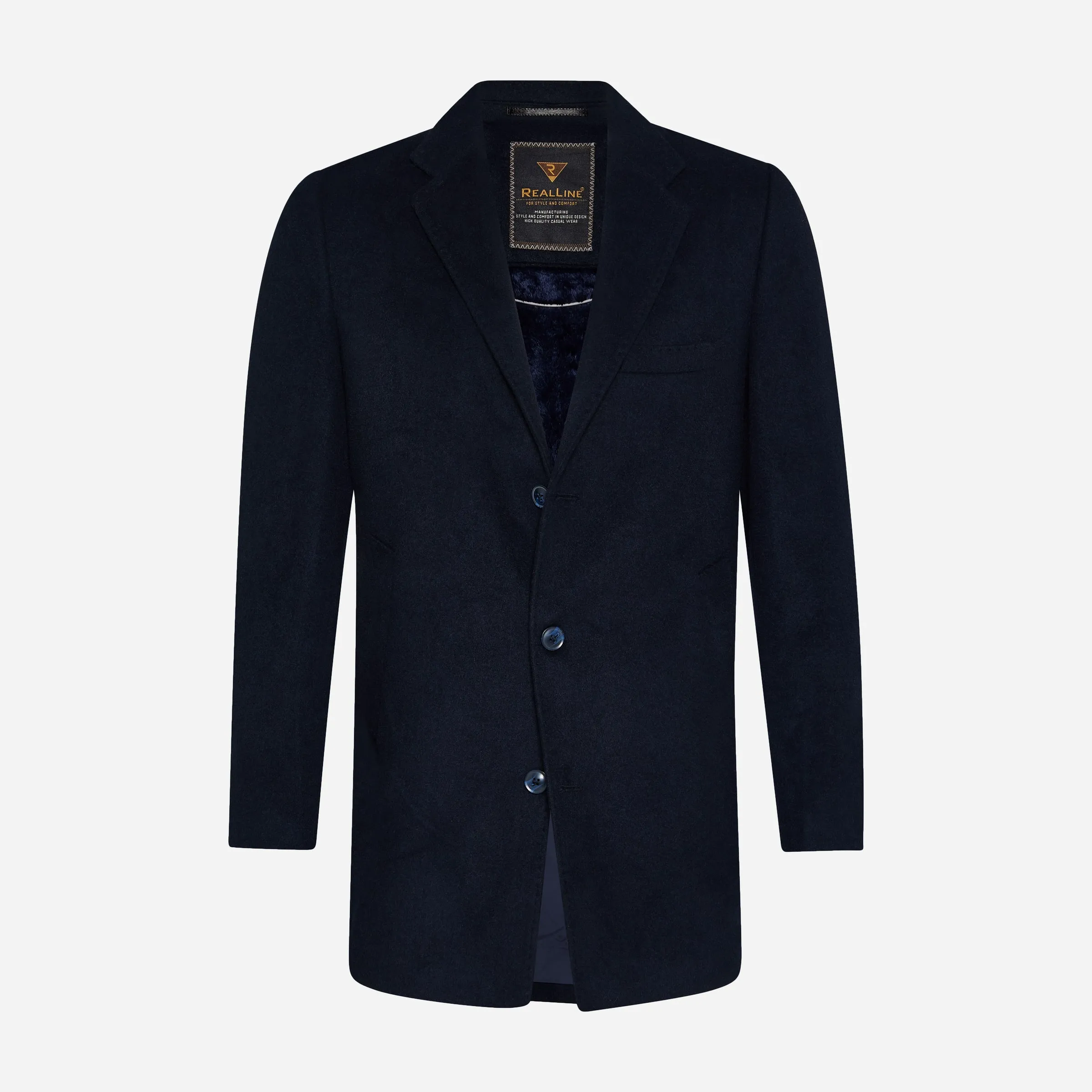 Three Button Overcoat