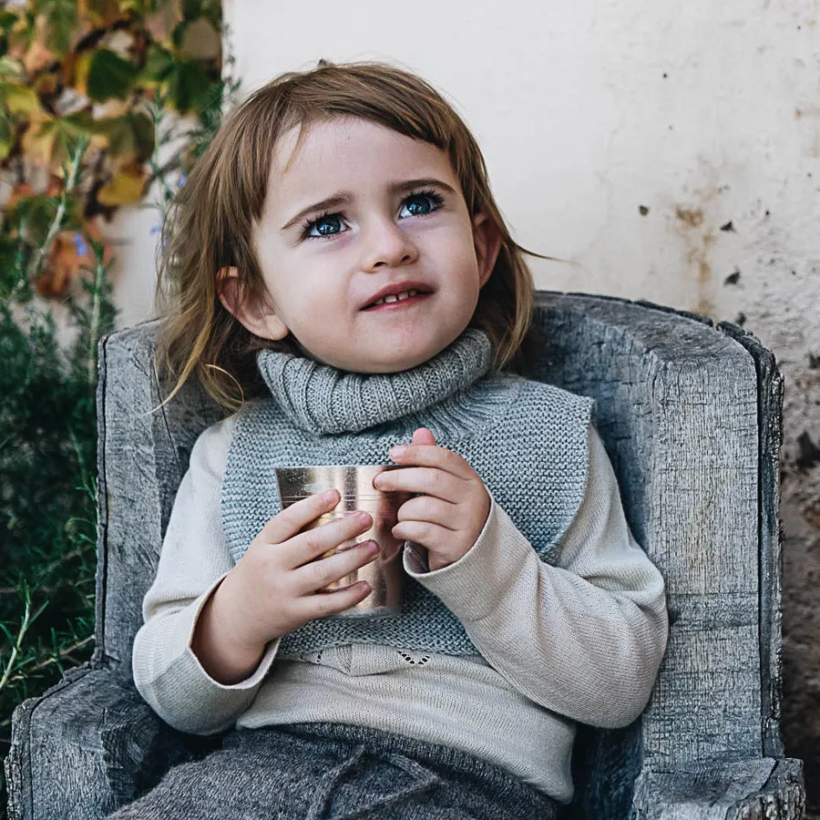 Turtle Neck & Chest Warmer in Baby Alpaca (4y-Adult) *Returning 2025