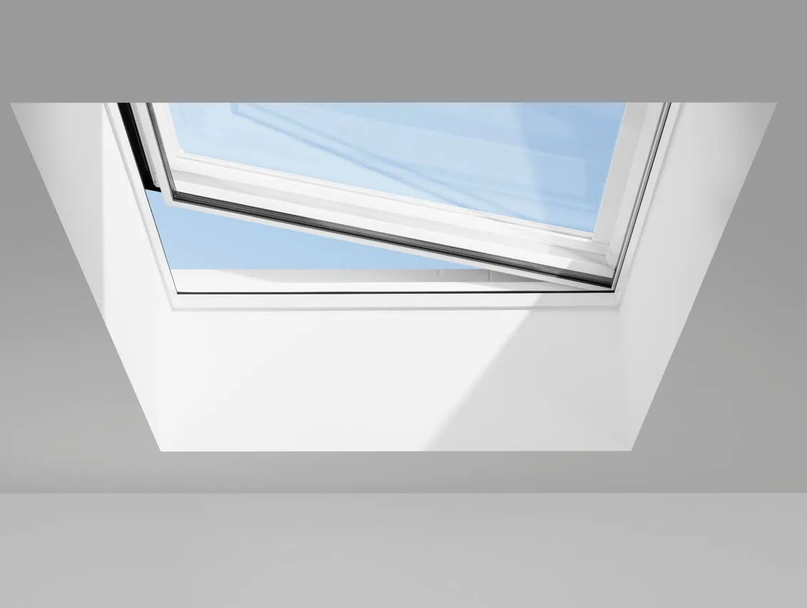 VELUX CVU 090090 1093 INTEGRA® SOLAR Curved Glass Rooflight Package 90 x 90 cm (Including CVU Triple Glazed Base & ISU Curved Glass Top Cover)