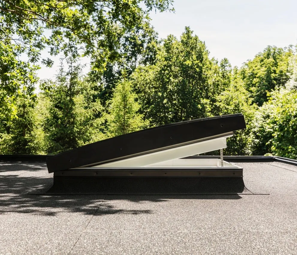 VELUX CVU 090090 1093 INTEGRA® SOLAR Curved Glass Rooflight Package 90 x 90 cm (Including CVU Triple Glazed Base & ISU Curved Glass Top Cover)