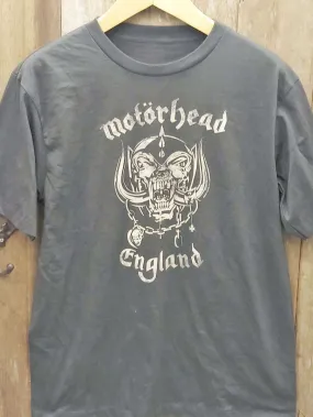 Vintage Motörhead T-Shirt with Captain Boot Tag: 'Everything Louder Than Everything Else